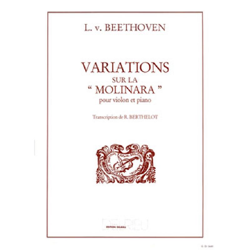 Titelbild für DELRIEU 1449 - VARIATIONS SUR LA MOLINARIA