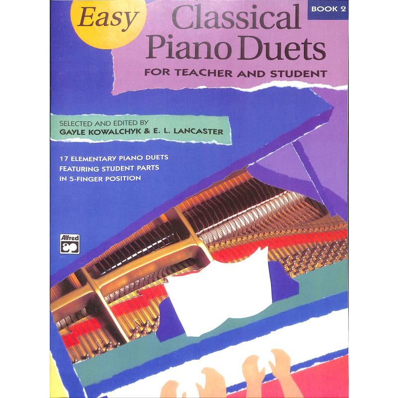 Titelbild für ALF 16789 - EASY CLASSICAL PIANO DUETS 2