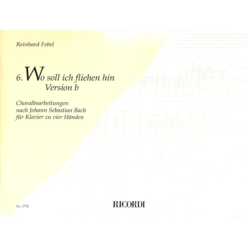 Titelbild für SY 2756 - KANTATE 5 WO SOLL ICH FLIEHEN HIN (VERSION B) BWV 5