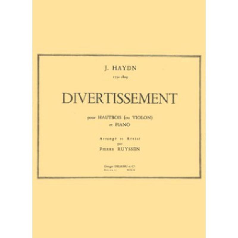Titelbild für DELRIEU 962 - DIVERTISSEMENT
