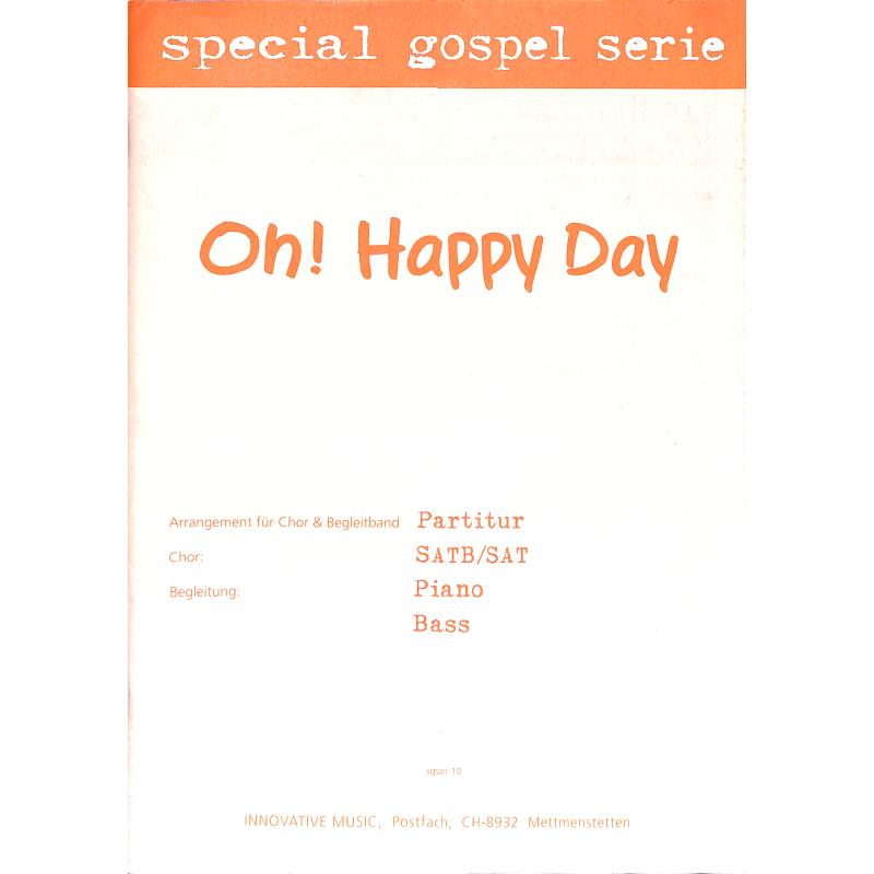 Titelbild für INN -SGSARR10 - OH HAPPY DAY