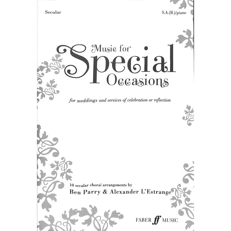 Titelbild für ISBN 0-571-52970-4 - MUSIC FOR SPECIAL OCCASIONS (SECULAR)