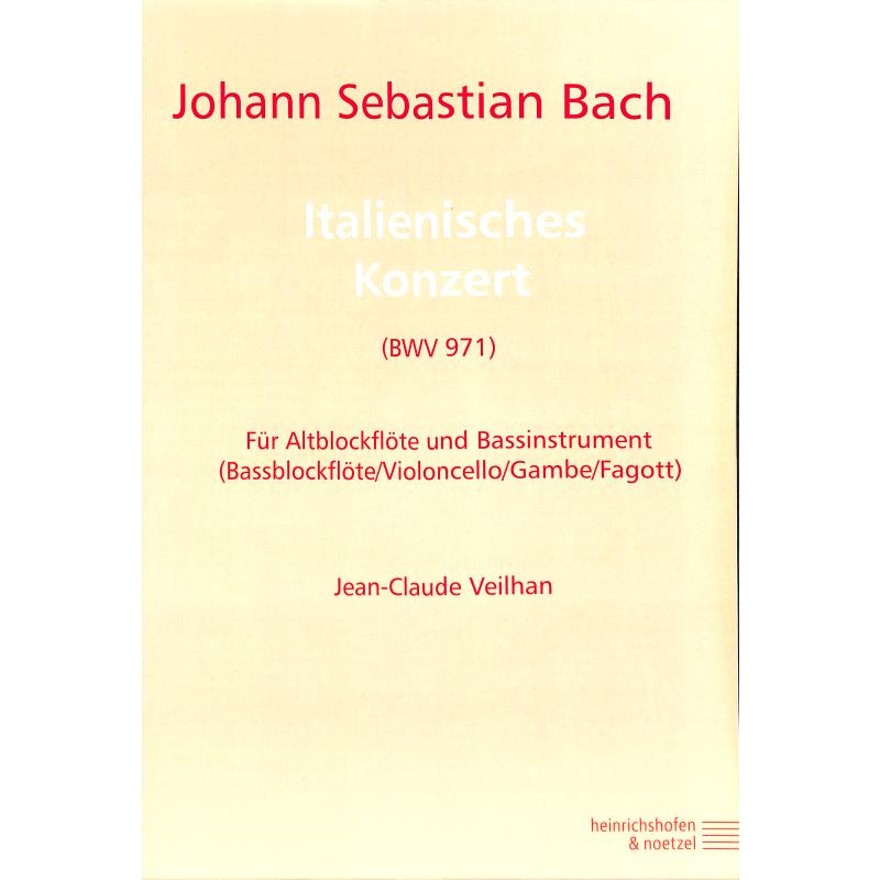 Titelbild für N 2414 - ITALIENISCHES KONZERT F-DUR BWV 971