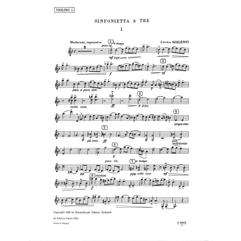 Titelbild für CON 147-70 - SINFONIETTA A TRE