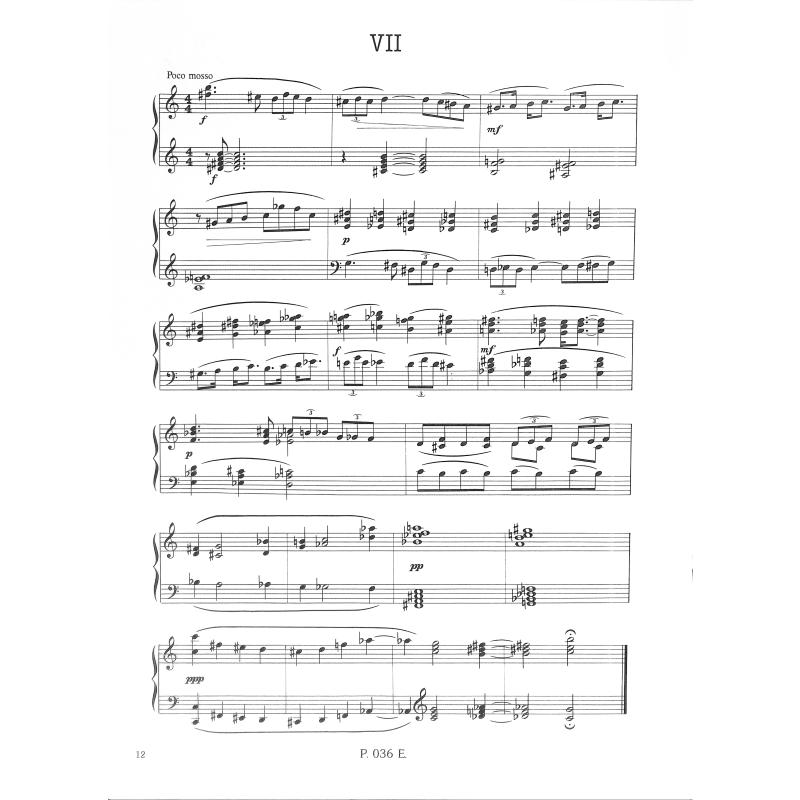 Notenbild für PIZZICATO 036 - 18 PRAELUDIEN