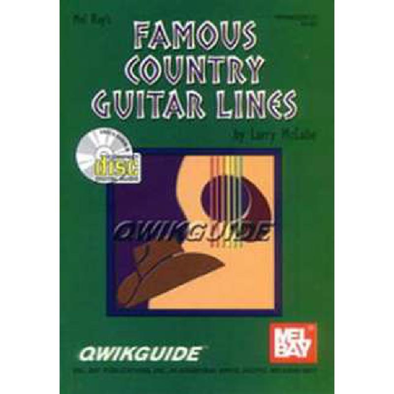 Titelbild für MB 98427BCD - FAMOUS COUNTRY GUITAR LINES