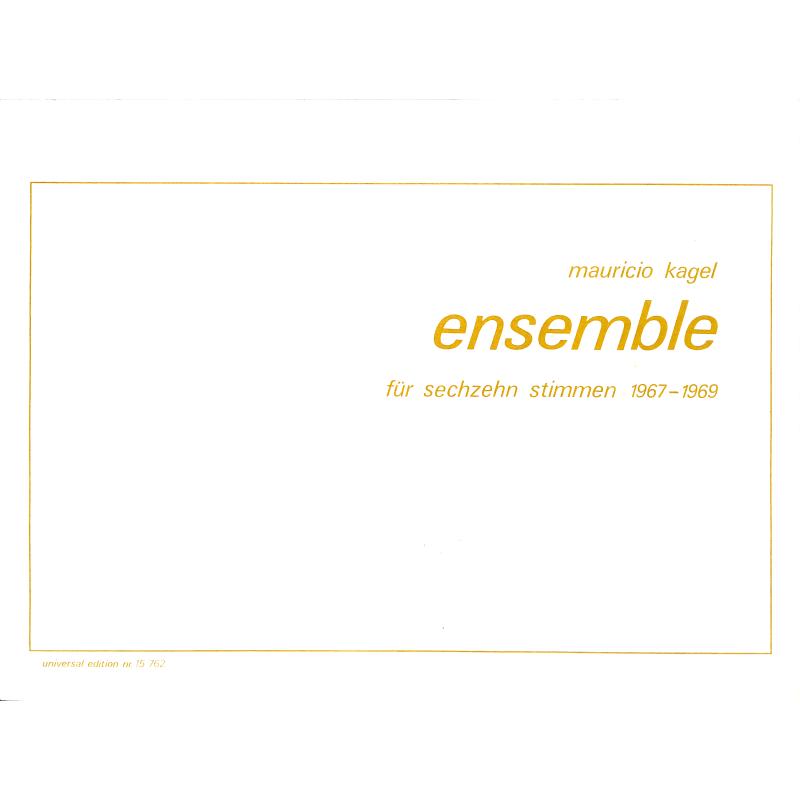 Titelbild für UE 15762K - ENSEMBLE