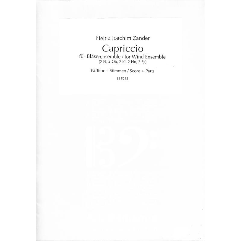 Titelbild für EE 5262 - CAPRICCIO FUER BLAESERENSEMBLE