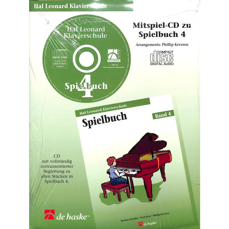 Titelbild für HASKE -DHE18028 - SPIELBUCH 4 HAL LEONARD KLAVIERSCHULE