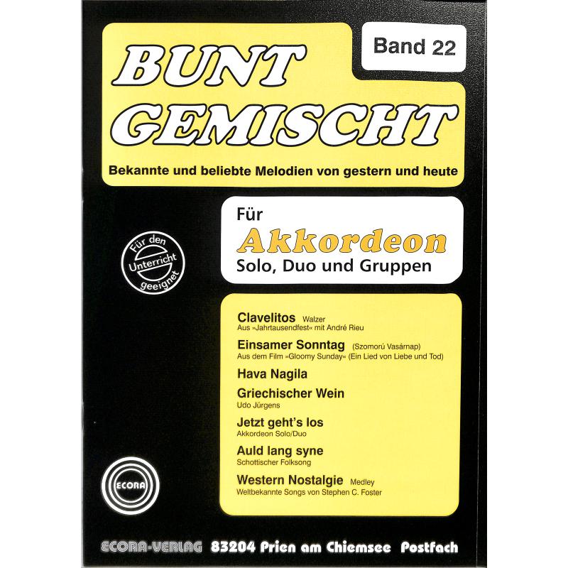 Titelbild für ECORA 22 - BUNT GEMISCHT 22