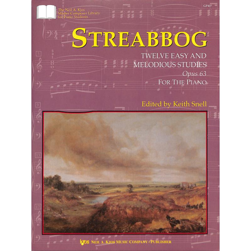 Titelbild für KJOS -GP407 - 12 EASY + MELODIOUS STUDIES OP 63