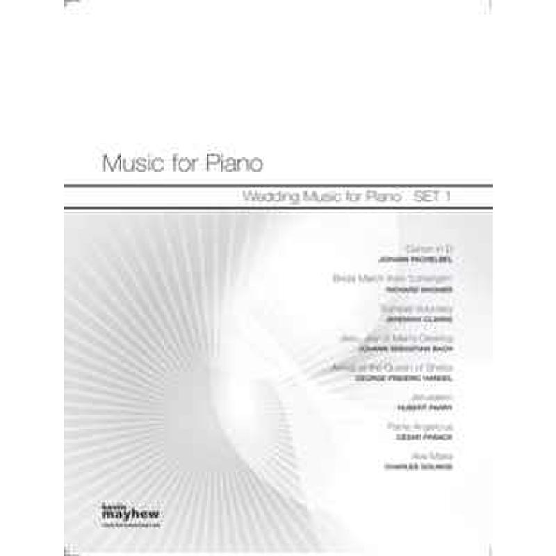 Titelbild für KM 3612065 - WEDDING MUSIC FOR PIANO - SET 1