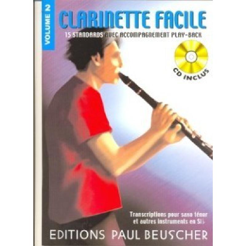 Titelbild für EPB 1178 - Clarinette facile 2 - 15 standards