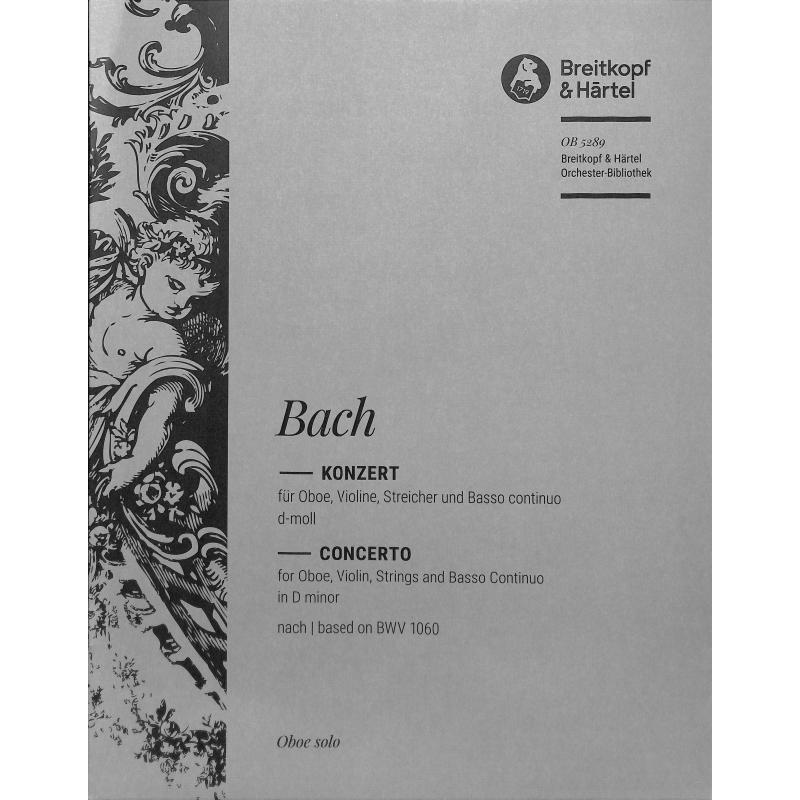 Titelbild für EBOB 5289-OB - KONZERT D-MOLL BWV 1060 - OB VL