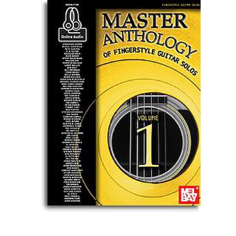 Titelbild für MLB 98370M - Master anthology of fingerstyle guitar solos 1