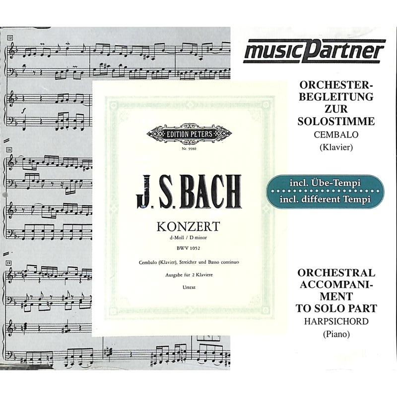Titelbild für EPMP 509980 - KONZERT 1 D-MOLL BWV 1052