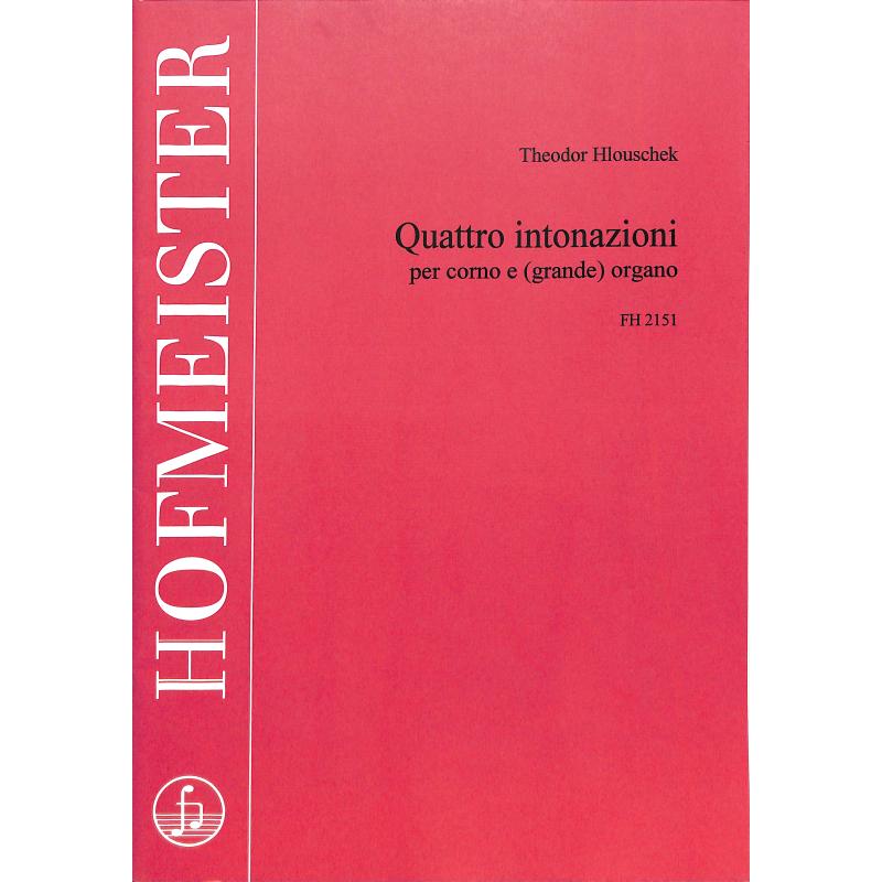 Titelbild für FH 2151 - QUATTRO INTONAZIONI