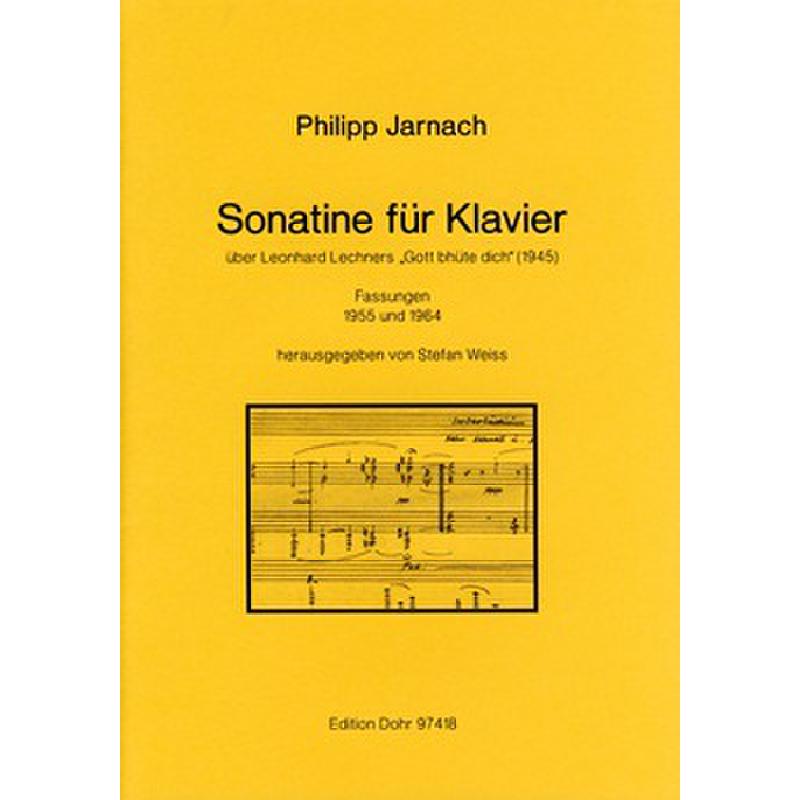 Titelbild für DOHR 97418 - SONATINE UEBER ALTE VOLKSWEISE