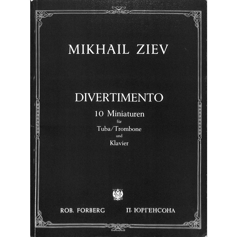 Titelbild für FORBERG 19002 - DIVERTIMENTO - 10 MINIATUREN