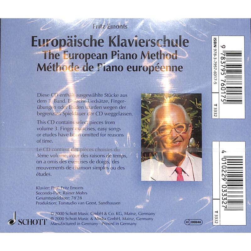 Notenbild für T 3332 - EUROPAEISCHE KLAVIERSCHULE 3