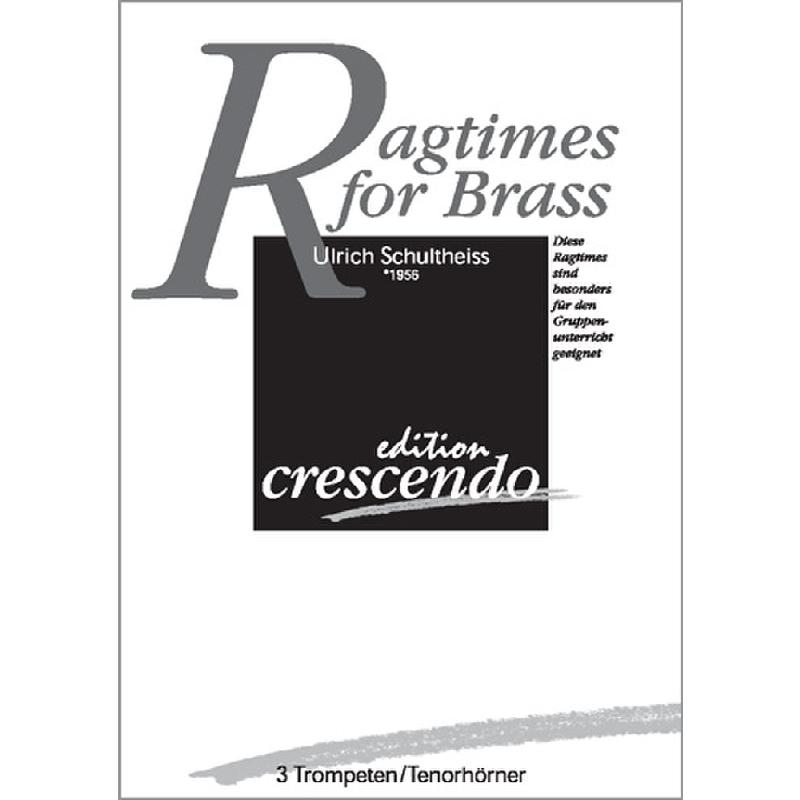 Titelbild für CRESCENDO -ECR0139 - Ragtimes for brass