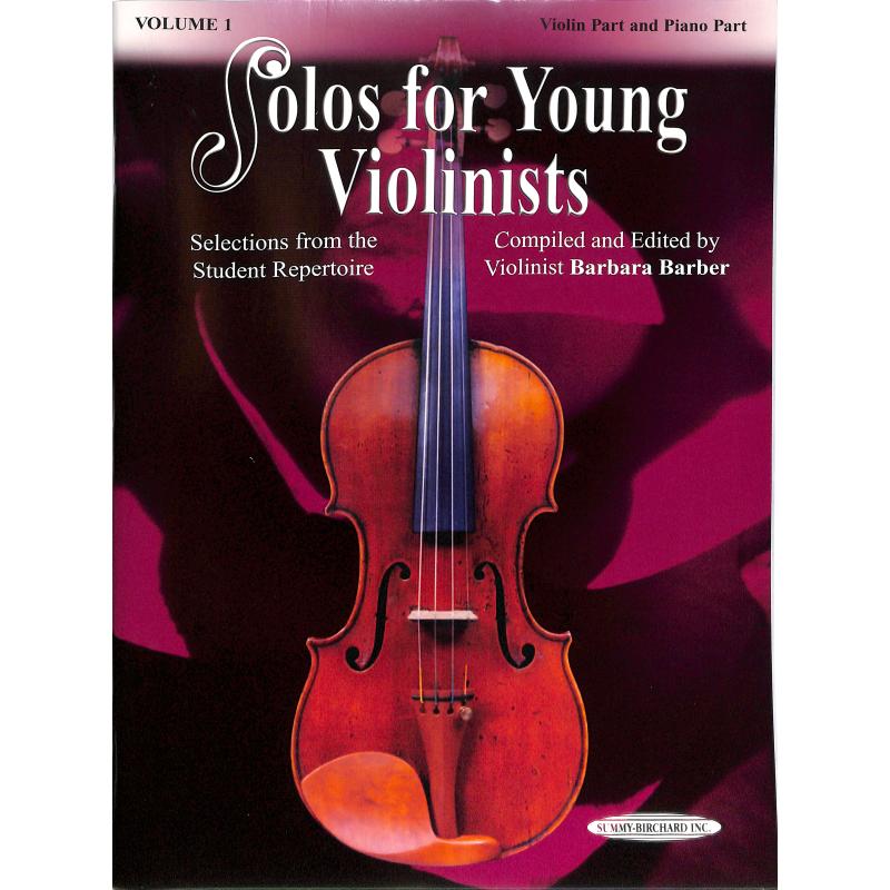 Titelbild für SBM 0988 - Solos for young violinists 1