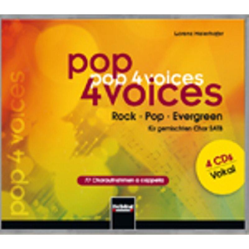 Titelbild für HELBL -C6586CD - POP 4 VOICES - ROCK POP EVERGREENS