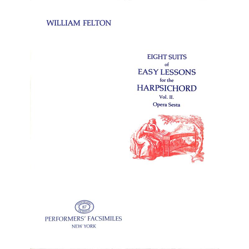 Titelbild für BROUDE PF87 - 8 SUITES OF EASY LESSONS FOR THE HARPSICHORD 2