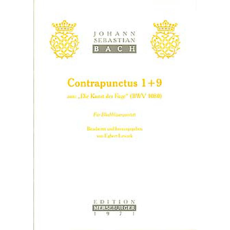 Titelbild für MERS 1971 - CONTRAPUNCTUS 1 + 9 (DIE KUNST DER FUGE) BWV 1080