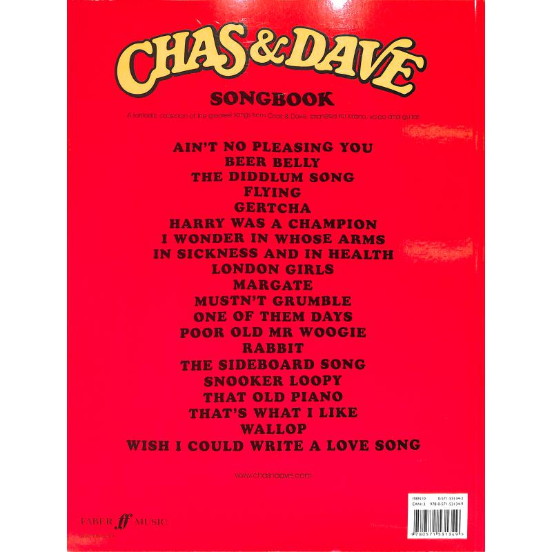Notenbild für ISBN 0-571-53134-2 - THE CHAS + DAVE SONGBOOK