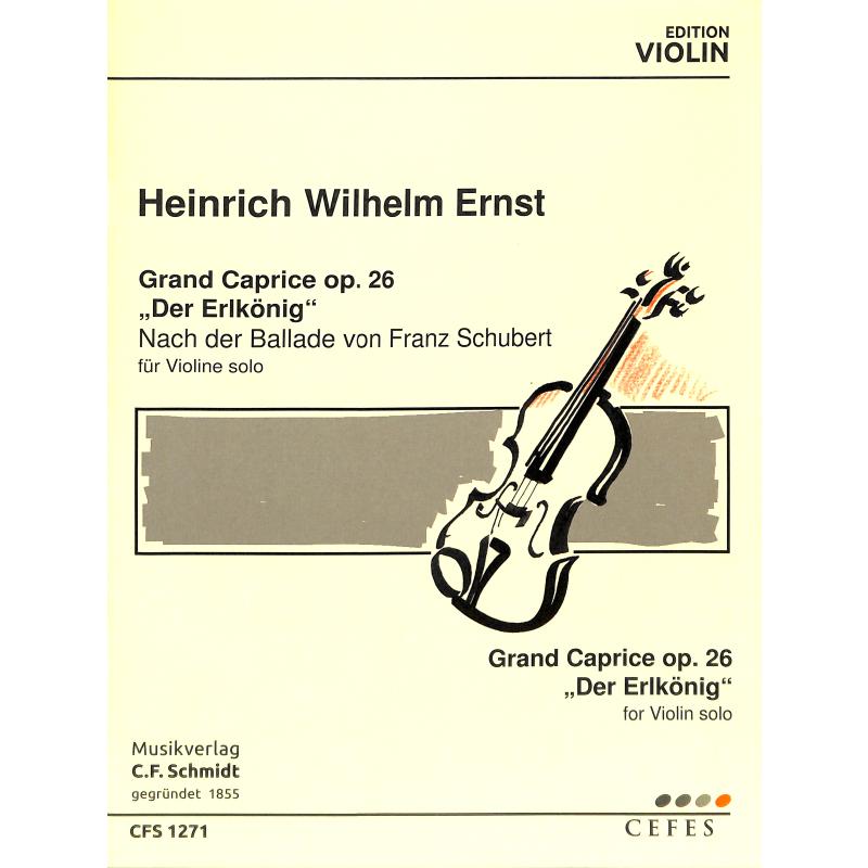 Titelbild für CFS 1271 - KONZERT FANTASIE UEBER ERLKOENIG OP 26