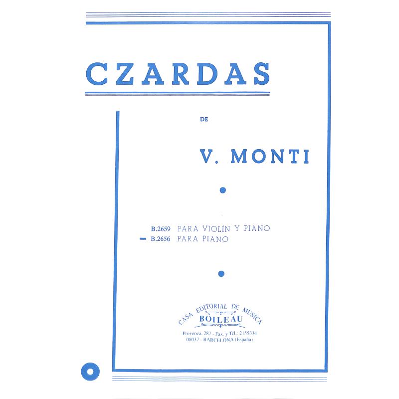Titelbild für BOILEAU 2656 - CZARDAS