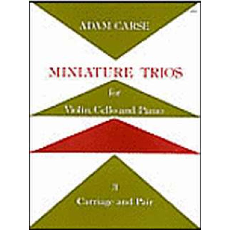 Titelbild für STAINER -H274 - MINIATURE TRIOS 3 CARRIAGE AND PAIR