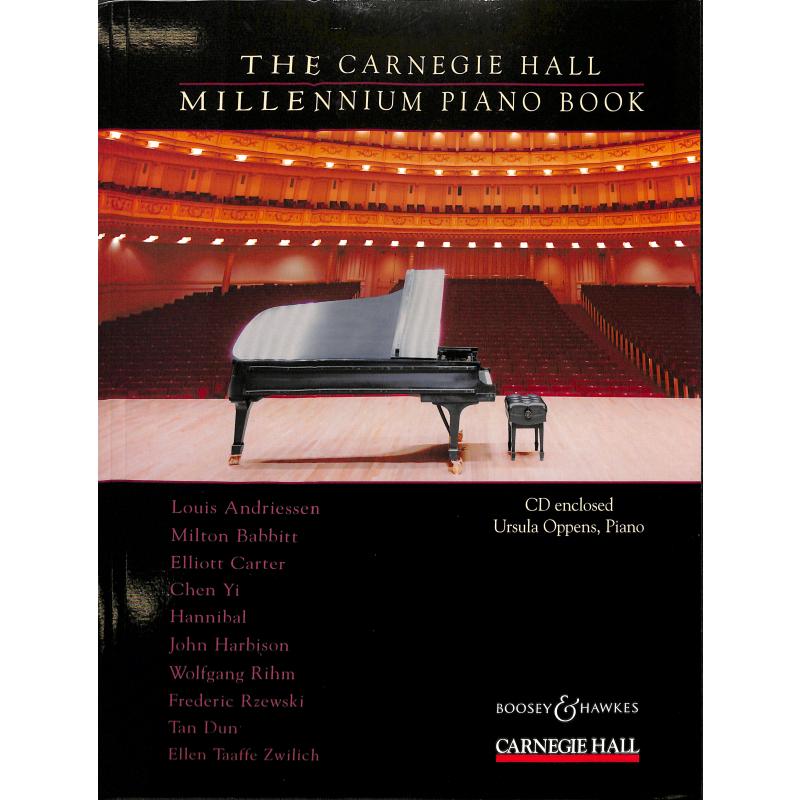 Titelbild für BH 0102652 - CARNEGIE HALL MILLENIUM PIANO BOOK