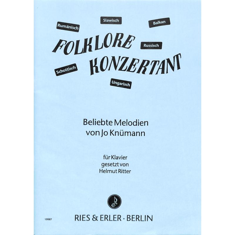 Titelbild für RE 10087 - FOLKLORE KONZERTANT