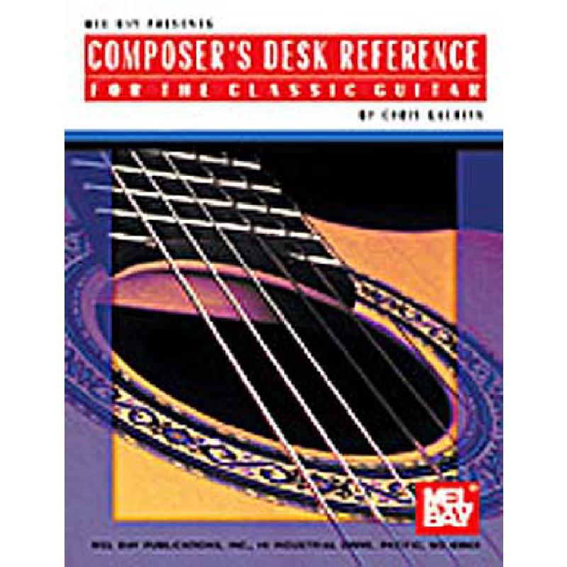 Titelbild für MB 98976 - COMPOSER'S DESK REFERENCE FOR THE CLASSICAL GUITAR