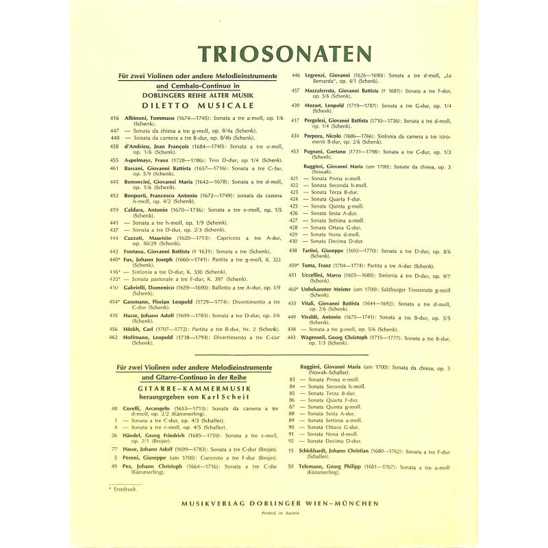 Notenbild für DM 530 - TRIO 12 ES-DUR HOB 15:36