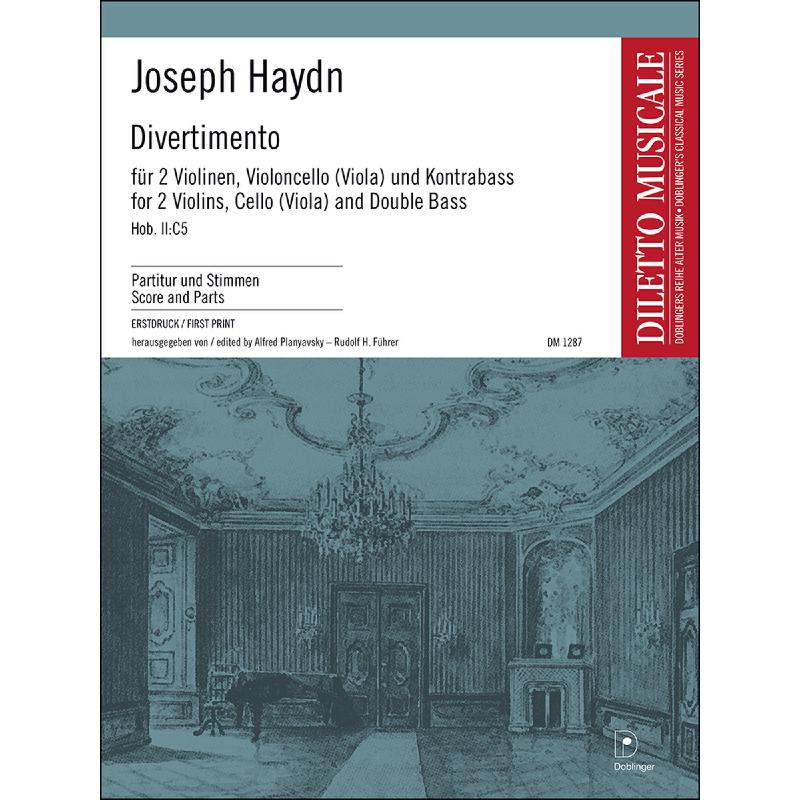Divertimento In C Hob 2 C5 Von Haydn Joseph Dm 1287 Noten