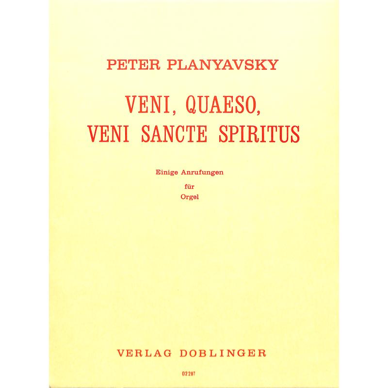 Titelbild für DO 02297 - VENI QUAESO VENI SANCTE SPIRITUS