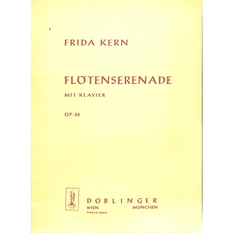 Titelbild für DO 05054 - FLOETENSERENADE OP 62