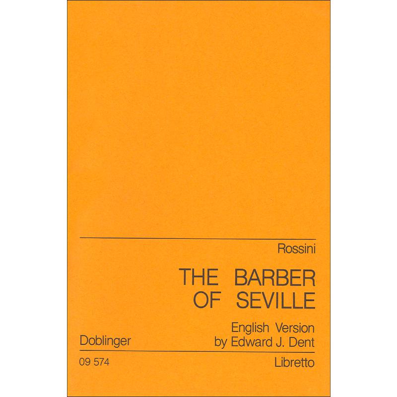 Titelbild für DO 09574 - THE BARBER OF SEVILLE - DER BARBIER VON SEVILLA