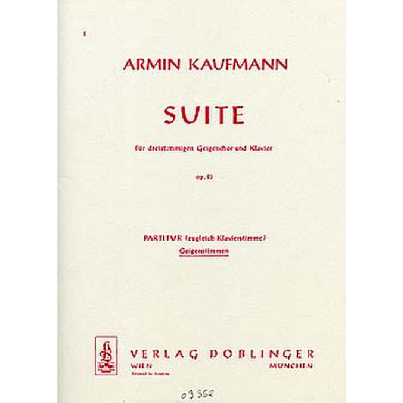 Titelbild für DO 03352-STR - Suite op 93