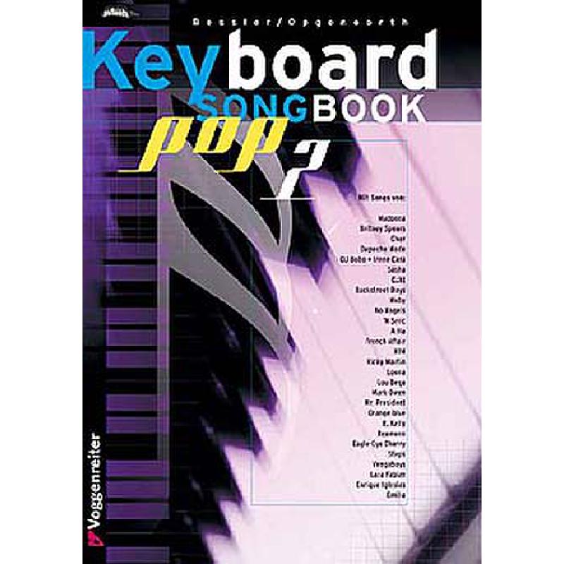 Titelbild für VOGG 0296-8 - KEYBOARD SONGBOOK POP 2