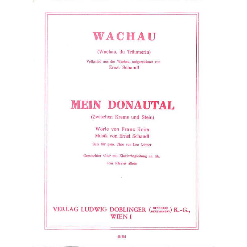 Titelbild für DO 45951-KLP - Wachau (Wachau du Träumerin) mein Donautal