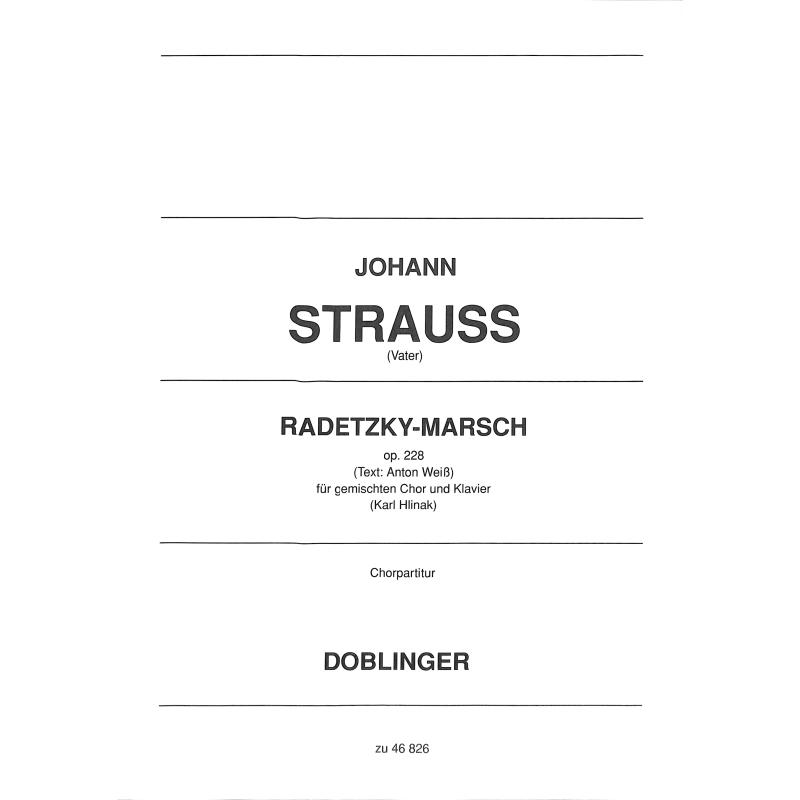 Titelbild für DO 46826-CHP - RADETZKY MARSCH OP 228 - GCH KL