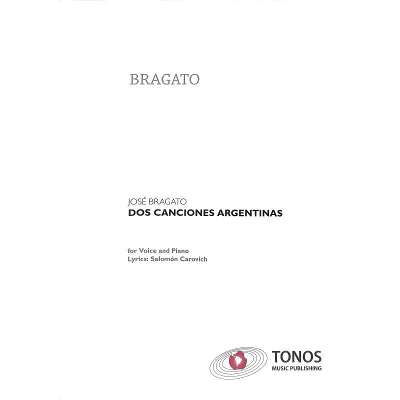 Titelbild für TONOS 22016 - DOS CANCIONES ARGENTINAS