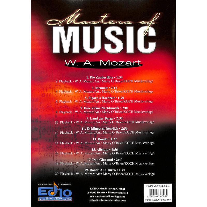 Notenbild für ECHO 023564 - MASTERS OF MUSIC