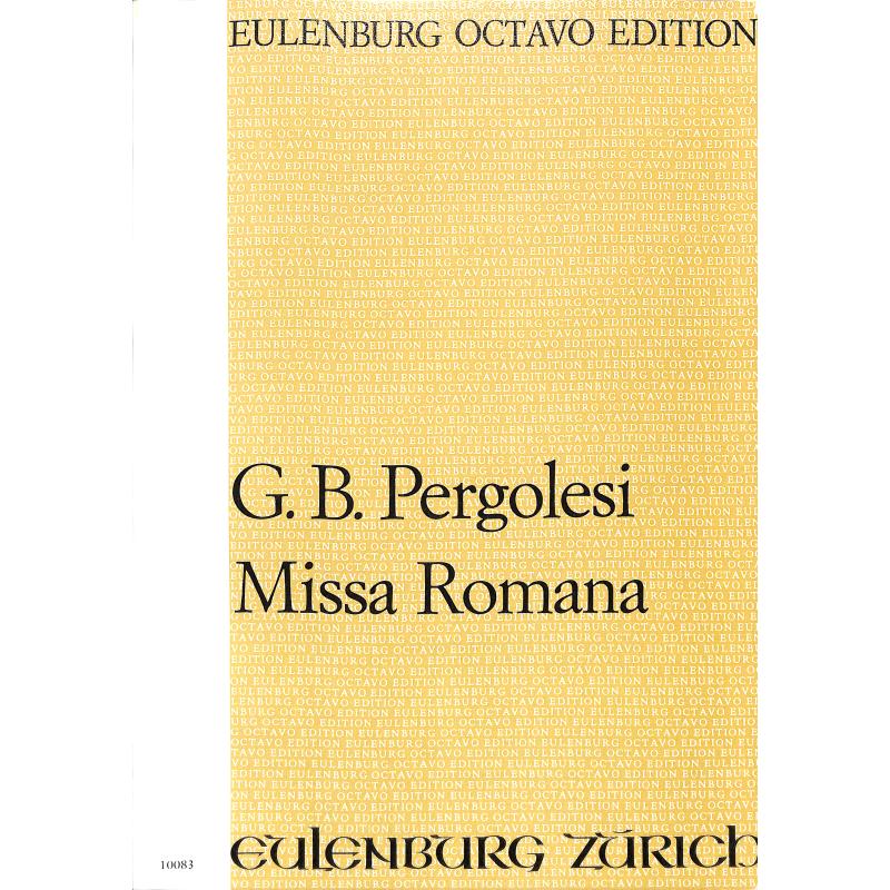 Titelbild für OCT 10083 - MISSA ROMANA