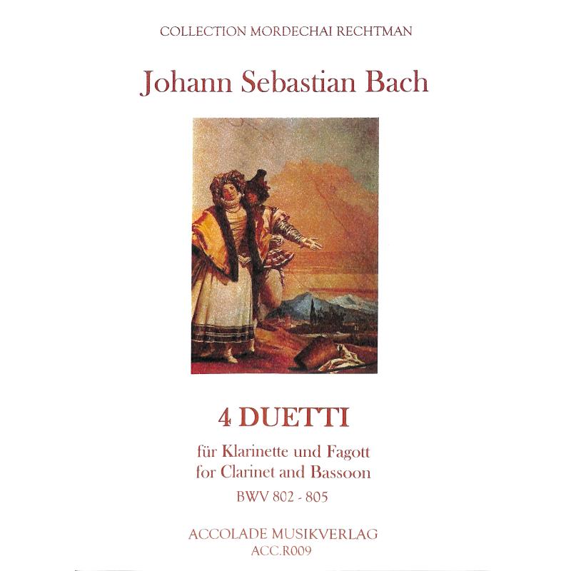Titelbild für ACCOLADE -R009 - 4 DUETTE BWV 802-805