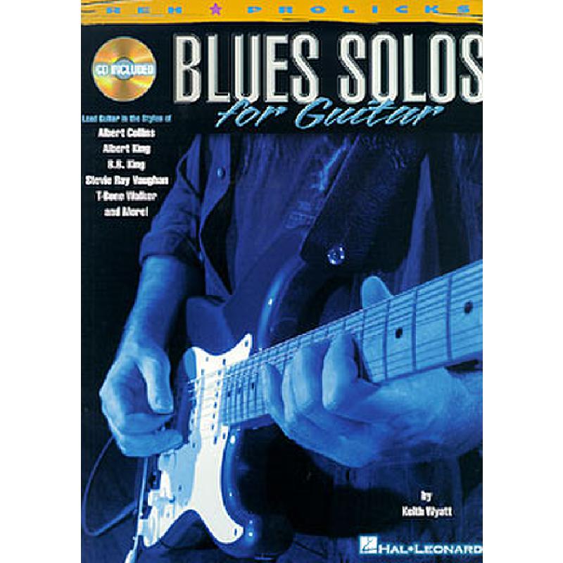 Titelbild für HL 695451 - BLUES SOLOS FOR GUITAR